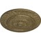 Ekena Millwork Christopher Ceiling Medallion, Hand-Painted Mississippi Mud Crackle, 26 5/8"OD x 2 1/4"P CM26CSMMC - alternate 3
